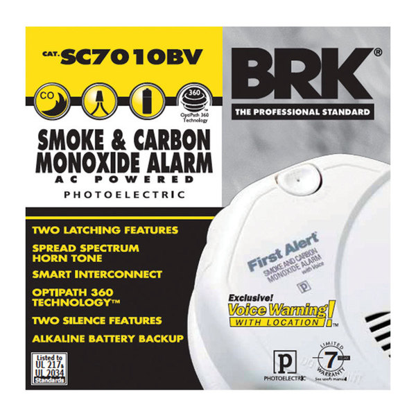 First Alert Smoke/Co Alarm & Voice SC7010BV